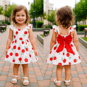 MOLDE EM PDF - VESTIDO INFANTIL REF 2666 (1 a 14 ANOS)