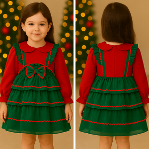 MOLDE EM PDF - VESTIDO INFANTIL REF 2667 (1 a 14 ANOS)