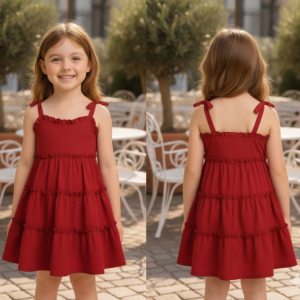 MOLDE EM PDF - VESTIDO INFANTIL REF 2661 (1 a 14 ANOS)
