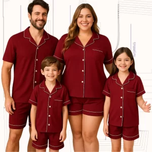 MOLDE EM PDF - KIT DE PIJAMA AMERICANO PARA FAMÍLIA