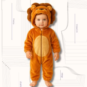 MOLDE EM PDF - MACACÃO LEÃOZINHO ( 3 MESES A 12 ANOS)