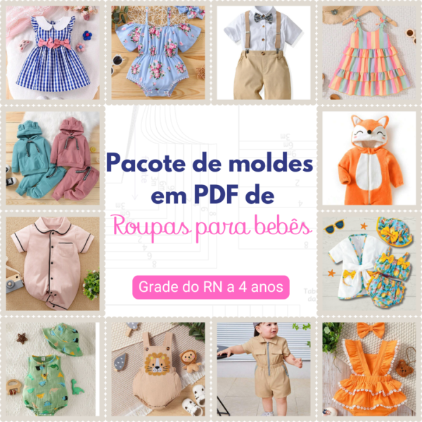 PACOTÃO DE MOLDES BABY