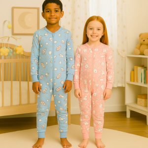 MOLDE EM PDF MACACÃO PIJAMA INFANTIL REF 4184 - GRADE DE 1 A 14 ANOS