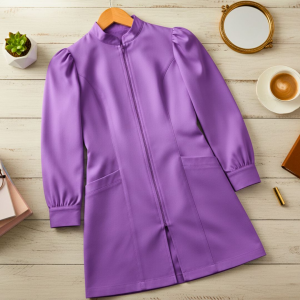 MOLDE JALECO FEMININO GOLA PADRE E MANGA BUFANTE REF 1626 - GRADE DO PP AO G5