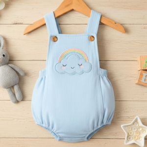 MOLDE EM PDF - ROMPER BABY REF 1222 ( RN A 4 ANOS)