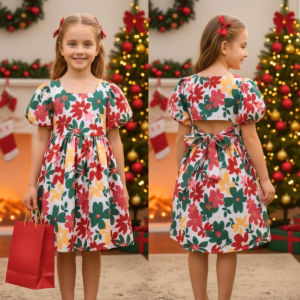 MOLDE EM PDF - VESTIDO INFANTIL REF 2662 (1 a 14 ANOS)