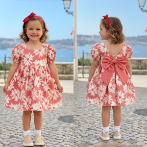 MOLDE EM PDF - VESTIDO INFANTIL REF 2665 (1 a 14 ANOS)