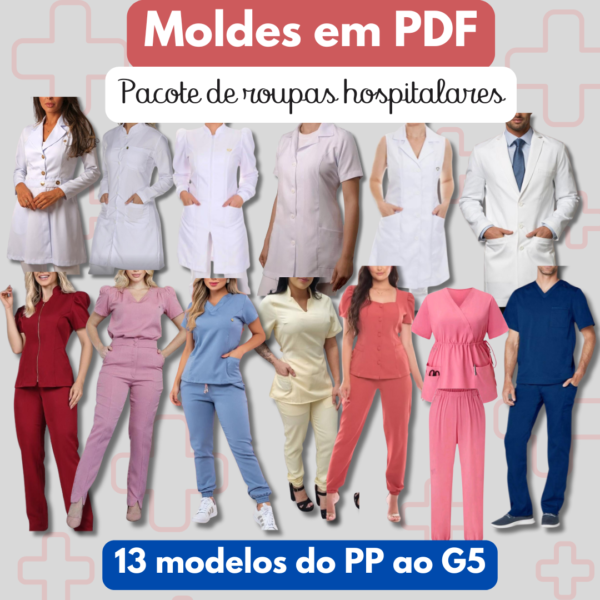 MOLDE EM PDF - PACOTÃO DE MOLDES HOSPITALARES