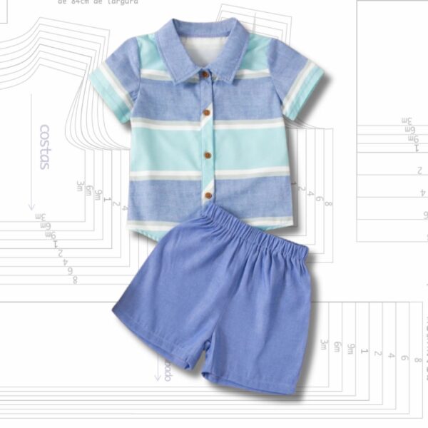 MOLDE CONJUNTO INFANTIL REF 3023- GRADE DE 1 A 14 ANOS