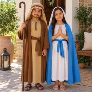MOLDE EM PDF - KIT FANTASIAS MARIA E JOSÉ INFANTIL ( 1 A 14 ANOS)