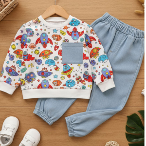 MOLDE EM PDF CONJUNTO INFANTIL COM CALÇA JOGGER REF 3015- GRADE DE 1 A 14 ANOS