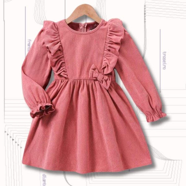 MOLDE EM PDF VESTIDO INFANTIL REF 3578- GRADE 1 A 14 ANOS