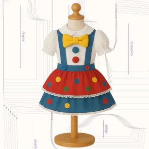 MOLDE EM PDF CONJUNTO PALHACINHA REF 3841 - GRADE 6 MESES A 8 ANOS