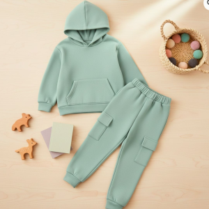 MOLDE CONJUNTO MOLETOM INFANTIL UNISSEX - GRADE DE 1 A 14 ANOS