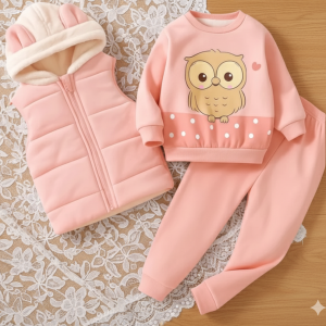 MOLDE EM PDF CONJUNTO INVERNO INFANTIL COM 3 PEÇAS - REF 3607 GRADE 3 MESES A 10 ANOS