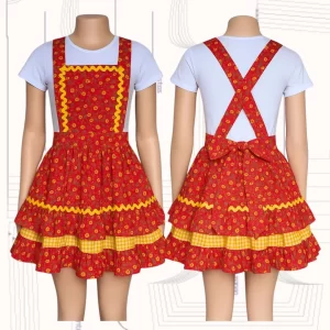 MOLDE EM PDF SALOPETE JUNINO ADULTO REF 3848 - GRADE PP AO G5