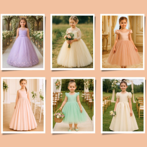 MOLDES EM PDF - COLEÇÃO DAMAS DE HONRA INFANTIL [ GRADE 1 A 14 ANOS]