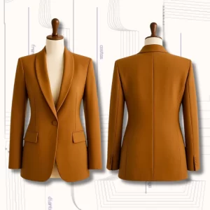 MOLDE EM PDF BLAZER FEMININO GOLA XALE REF 4110 - GRADE DO PP AO G5