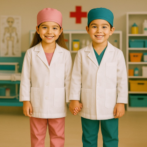 MOLDE EM PDF JALECO INFANTIL - REF 4372 GRADE DE 1 A 14 ANOS