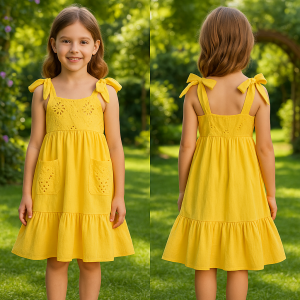 MOLDE EM PDF VESTIDO INFANTIL REF 4354 - GRADE DE 1 A 14 ANOS
