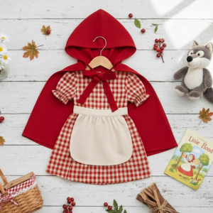 MOLDE EM PDF FANTASIA CHAPEUZINHO VERMELHO INFANTIL REF 4480 - GRADE 1 A 14 ANOS