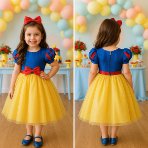 MOLDE EM PDF FANTASIA BRANCA DE NEVE REF 4585 - GRADE DE 1 A 14 ANOS