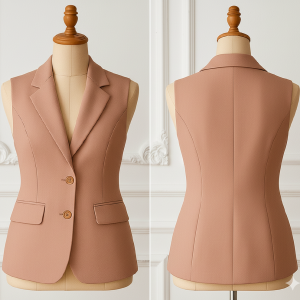 MOLDE EM PDF COLETE SOCIAL FEMININO REF 4856 - GRADE DO PP AO G5