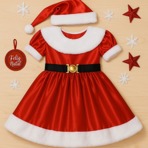 MOLDE EM PDF VESTIDO NATALINO PP AO G5 - REF 5009