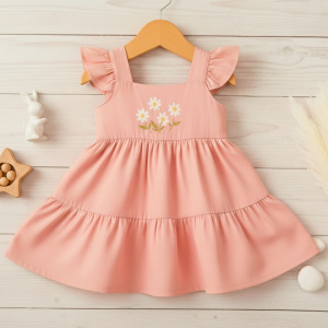 MOLDE EM PDF VESTIDO BABY REF 4919 - GRADE RN A 6 ANOS