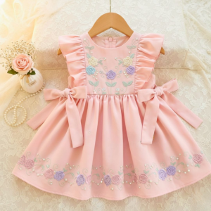 MOLDE EM PDF VESTIDO BABY REF 5154 - GRADE RN A 4 ANOS