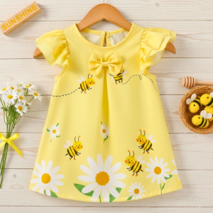 MOLDE EM PDF VESTIDO BABY REF 5150 - GRADE RN A 4 ANOS