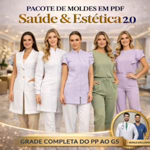 PACOTE DE MOLDES EM PDF SAÚDE & ESTÉTICA 2.0