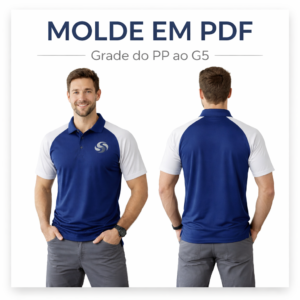 MOLDE EM PDF UNIFORME POLO MASC RAGLAN REF 5239 - PP AO G5