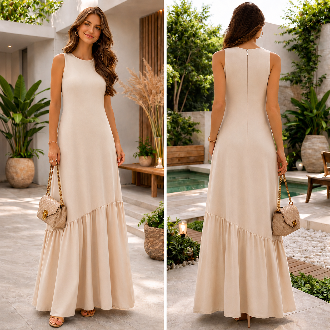 MOLDE EM PDF VESTIDO LONGO REGATA REF 5409 - PP AO G5