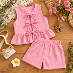 MOLDE EM PDF CONJUNTO MENINA COM AMARRAÇÃO REF 5498 - GRADE 1 A 14 ANOS